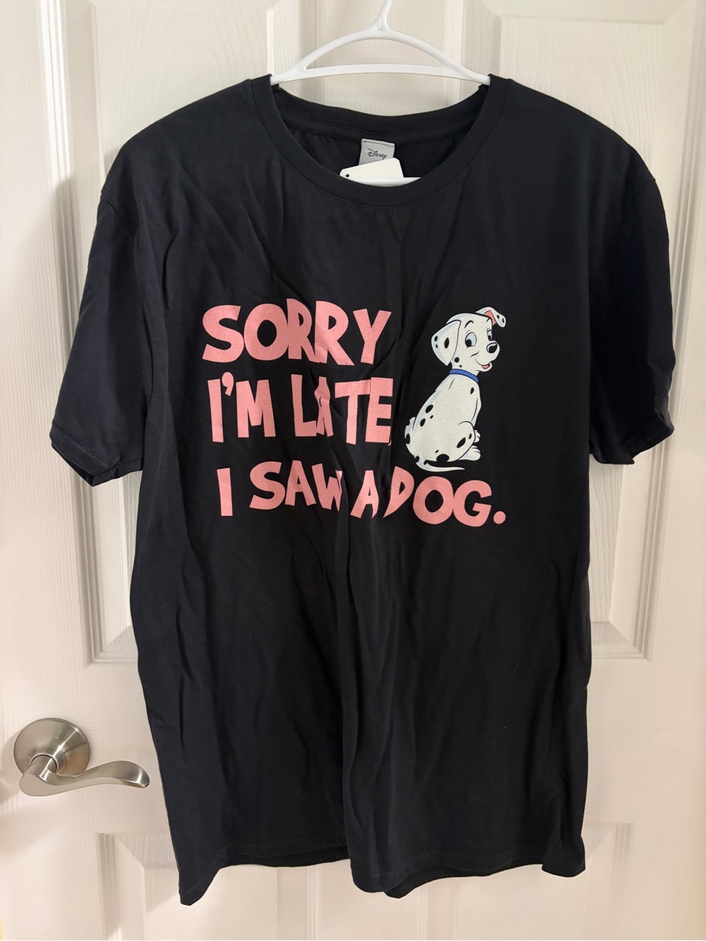 Disneyland Paris “Sorry I’m late I saw a dog” t-shirt